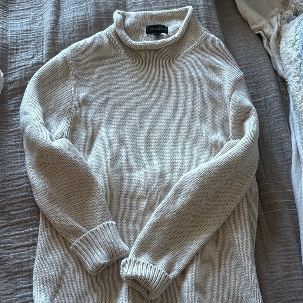 J Crew Cowl Neck Knit Sweater